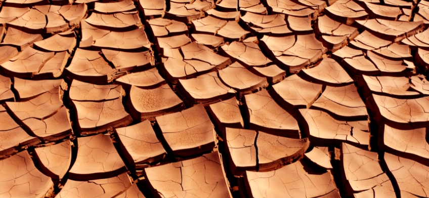 cracked earth from climate change - investments of the future